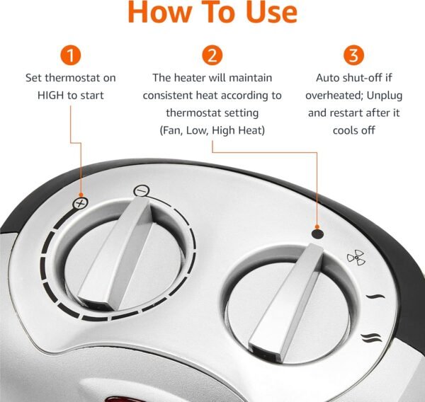 Efficient and Safe: Amazon Basics 1500W Ceramic Space Heater Review Efficient and Safe: Amazon Basics 1500W Ceramic Space Heater Review