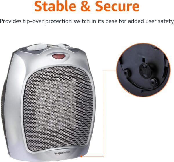 Efficient and Safe: Amazon Basics 1500W Ceramic Space Heater Review Efficient and Safe: Amazon Basics 1500W Ceramic Space Heater Review