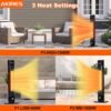 Efficient Comfort: AKIRES 1500W Infrared Patio Heater Review Efficient Comfort: AKIRES 1500W Infrared Patio Heater Review