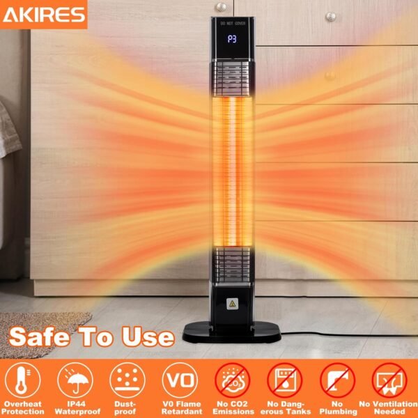 Efficient Comfort: AKIRES 1500W Infrared Patio Heater Review Efficient Comfort: AKIRES 1500W Infrared Patio Heater Review