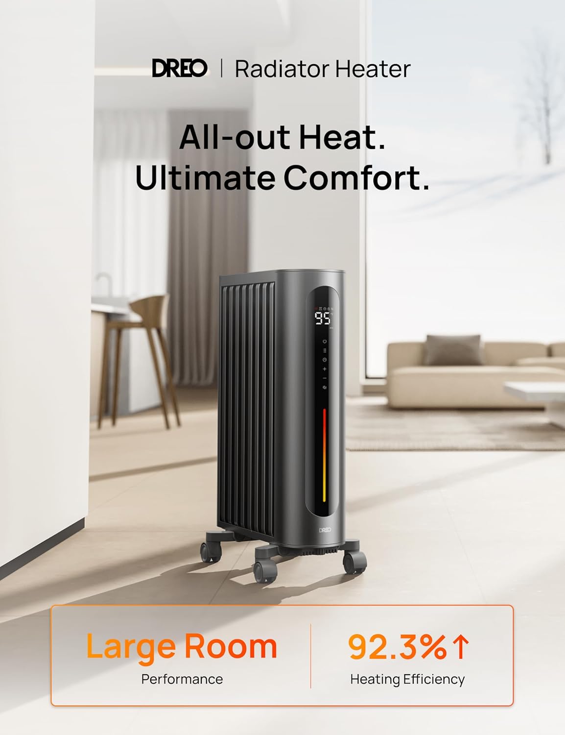 Docteur Radiator Efficient Comfort: Dreo DR-HSH012 1500W Oil-Filled Radiator Review ...