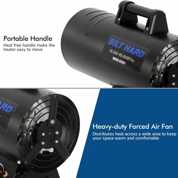 BILT HARD WHD-0301 Forced Air Propane Heater Review Summary