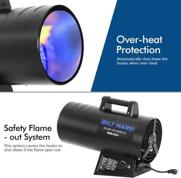 BILT HARD WHD-0301 Forced Air Propane Heater Review Summary