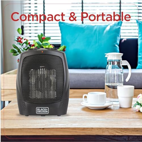 BLACK+DECKER BHDC201 Portable Space Heater Review for Small Rooms