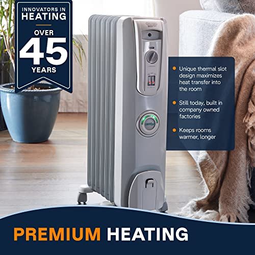De'Longhi EW7707CM Oil-Filled Radiator Heater Review - Efficient Heating