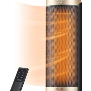 Dreo Space Heater, 1500W PTC Ceramic Heaters for Indoor Use with Remote, 70° Oscillation, 1-12H Timer, Electric Heaters with Thermostat, Fast and Safe Portable Heater for... Dreo Space Heater, 1500W PTC Ceramic Heaters for Indoor Use with Remote, 70° Oscillation, 1-12H Timer, Electric Heaters with Thermostat, Fast and Safe Portable Heater for...