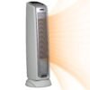 Lasko Oscillating Ceramic Tower Space Heater for Home with Overheat Protection, Timer, 22.5 Inches, Silver, 1500W, 5775, 7.5″L x 7.1″W x 22.75″H