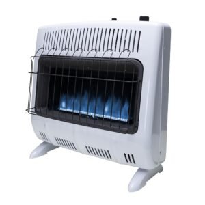 Mr. Heater F299730 30,000 BTU Blue Flame Vent Free Propane Heater For Cold Rooms, Additions, Sun Rooms Cabins & Garage - White Mr. Heater F299730 30,000 BTU Blue Flame Vent Free Propane Heater For Cold Rooms, Additions, Sun Rooms Cabins & Garage - White