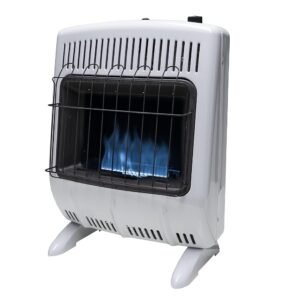 Mr. Heater MHVFBF20LPT 20,000 BTU Blue Flame Vent Free Propane Heater For Cold Rooms, Additions, Sun Rooms Cabins & Garage - White Mr. Heater MHVFBF20LPT 20,000 BTU Blue Flame Vent Free Propane Heater For Cold Rooms, Additions, Sun Rooms Cabins & Garage - White