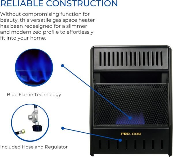 ProCom ML100TBAHR Ventless Propane Gas Heater Review