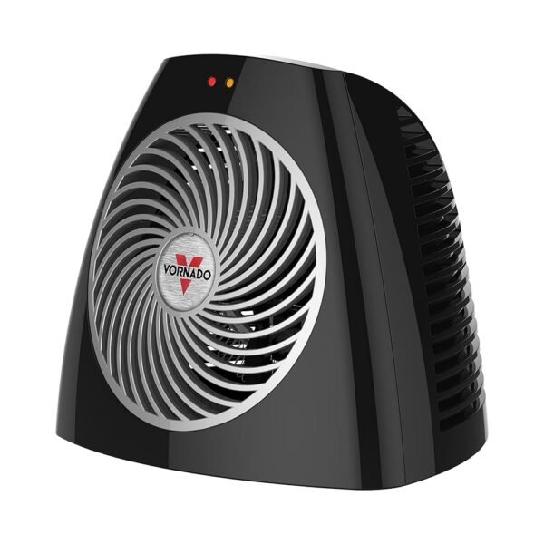 Vornado VH202 Personal Space Heater, Advanced Safety, 2 Heat Settings, Direct Heating, Black