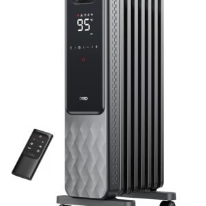 Dreo Oil Filled Radiator, Electric Radiant Heaters for indoor use Large Room with Remote Control, Child Lock, 4 Modes, Overheat & Tip-Over Protection, 24h Timer, Digital... Dreo Oil Filled Radiator, Electric Radiant Heaters for indoor use Large Room with Remote Control, Child Lock, 4 Modes, Overheat & Tip-Over Protection, 24h Timer, Digital...