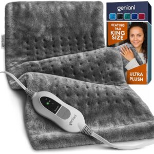 GENIANI Large Electric Heating Pad for Back Pain & Cramps Relief, Valentines Day & Birthday Gifts for Women Mom, FSA HSA Eligible, Auto Shut Off, Machine Washable, Heat Pad for... GENIANI Large Electric Heating Pad for Back Pain & Cramps Relief, Valentines Day & Birthday Gifts for Women Mom, FSA HSA Eligible, Auto Shut Off, Machine Washable, Heat Pad for...