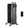 Amazon Basics Oil Space Heater with Remote Control, Portable Radiator Heater with 7 Oil-Filled Fins Indoor Uses, 3 Heat Settings, Thermostat, Tip-Over Protection, ETL Safety... Amazon Basics Oil Space Heater with Remote Control, Portable Radiator Heater with 7 Oil-Filled Fins Indoor Uses, 3 Heat Settings, Thermostat, Tip-Over Protection, ETL Safety...