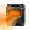 Comfort Portable Quartz Infrared Heater for Indoor Use Realsmart 1500 W 3 Heating Mode Remote Control LCD Display Overheat Tip Over Protection Safe Electric Heaters for Large Rooms