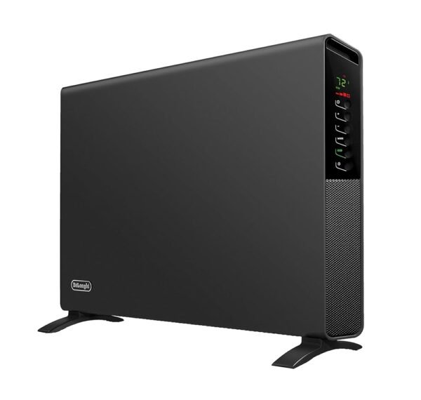 DeLonghi Convection Panel Heater, Full Room Quiet 1500W, portable electric heater is freestanding/easily wall mounted. Energy Saving, quick heat distribution, timer, asphalt... DeLonghi Convection Panel Heater, Full Room Quiet 1500W, portable electric heater is freestanding/easily wall mounted. Energy Saving, quick heat distribution, timer, asphalt...