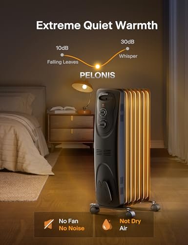 Does the PELONIS PHO15A2AGB oil-filled space heater deliver efficient warmth? Review inside!