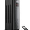 Dreo Oil Filled Radiator Heater, Electric Radiant Heater with Remote Control, 4 Modes, Overheat & Tip-Over Protection, 24h Timer, Digital Thermostat, Quiet Space Heater for...