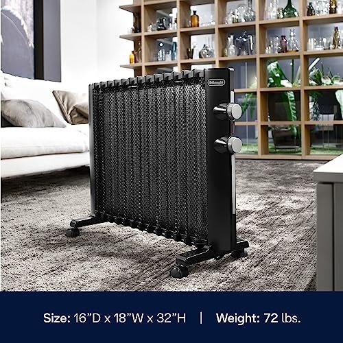 Evaluate if the DeLonghi Mica Panel Heater is the best electric space heater review.