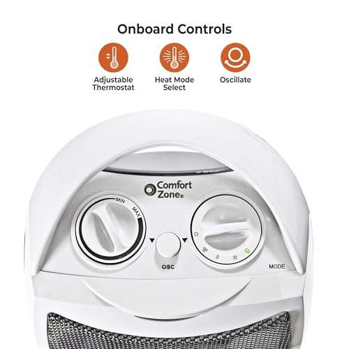 Explore if the Comfort Zone Oscillating Space Heater is worth it: Review