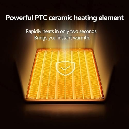 Explore TrendGear Ceramic Space Heater Review: Efficient Heating with 3D Flame and Timer Functions