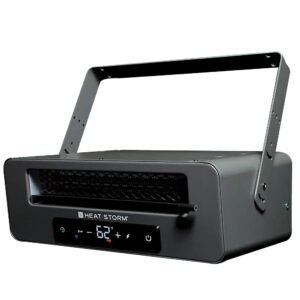 Heat Storm HS-6000-GC Heater, Gray, 7"D x 18"W x 13"H