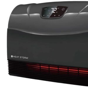 NEW Touch Screen - 1500 Watt ~ Infrared Space Heater ~ Wall Mounted ~ Wifi Enabled Grey with WIFI NEW Touch Screen - 1500 Watt ~ Infrared Space Heater ~ Wall Mounted ~ Wifi Enabled Grey with WIFI