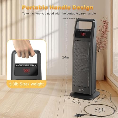 Should You Consider the JRD HPP15H-E Space Heater for Your Home? Review Inside!