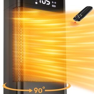 Space Heater 105°F /1500W Portable indoor Electric Heaters,12 PTC Ceramic Rapid heating Suitable for indoor, bedroom office Heater, Remote control,1-12H Timer,ECO Energy Saving... Space Heater 105°F /1500W Portable indoor Electric Heaters,12 PTC Ceramic Rapid heating Suitable for indoor, bedroom office Heater, Remote control,1-12H Timer,ECO Energy Saving...