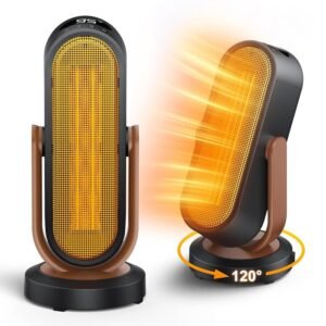 Space Heater, 1500W Electric Heaters for Indoor Use, PTC Ceramic Portable Heater with Remote and Thermostat, 55° Vertical & 120° Horizontal Oscillation, 2-8H Timer, Fast Safety... Space Heater, 1500W Electric Heaters for Indoor Use, PTC Ceramic Portable Heater with Remote and Thermostat, 55° Vertical & 120° Horizontal Oscillation, 2-8H Timer, Fast Safety...