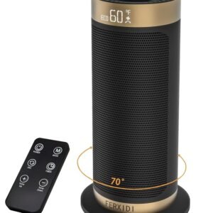 Space Heater Indoor,1500W PTC Electric Desk Heaters with Thermostat,70° Oscillation,1-12H Timer,Ceramic heaters for Indoor use with Remote,Fast Safety Room Heater for... Space Heater Indoor,1500W PTC Electric Desk Heaters with Thermostat,70° Oscillation,1-12H Timer,Ceramic heaters for Indoor use with Remote,Fast Safety Room Heater for...