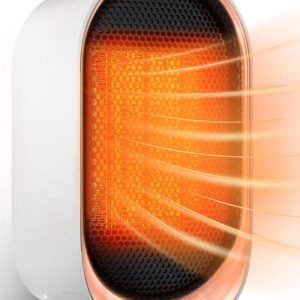 Space Heater, Portable Heater for Indoor Use, Small Electric Heater with Overheat & Tip-Over Protection, Mini Desk Heater for Office Bedroom Bathroom, Compact & Efficient...