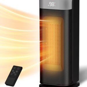 Sunnote Space Heater for Indoor Use, 1500W Electric & Portable Ceramic Heaters with 80°Oscillating, Thermostat, 5 Modes, 24Hrs Timer, Room Heater with Remote, Fast Heating Safe... Sunnote Space Heater for Indoor Use, 1500W Electric & Portable Ceramic Heaters with 80°Oscillating, Thermostat, 5 Modes, 24Hrs Timer, Room Heater with Remote, Fast Heating Safe...