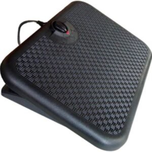 Toasty Toes Foot Warmer, Ergonomic Heated Footrest with 3 Adjustable Positions and 2 Heat Settings, Portable Space Heater, 105 Watts, Black, 12" x 18" x 5" Toasty Toes Foot Warmer, Ergonomic Heated Footrest with 3 Adjustable Positions and 2 Heat Settings, Portable Space Heater, 105 Watts, Black, 12" x 18" x 5"