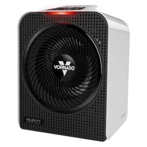 Vornado Velocity 5 Whole Room Space Heater with Auto Climate Control, Timer, and Safety Features, White, Large
