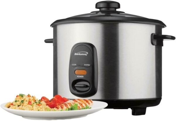 Brentwood Rice Cooker TS-10 Review 5-Cup Stainless Steel Performance and Features