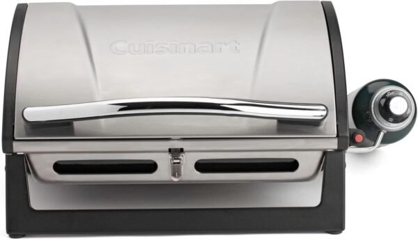 Cuisinart Grillster Portable Gas Grill review compact propane BBQ for camping and outdoor cooking