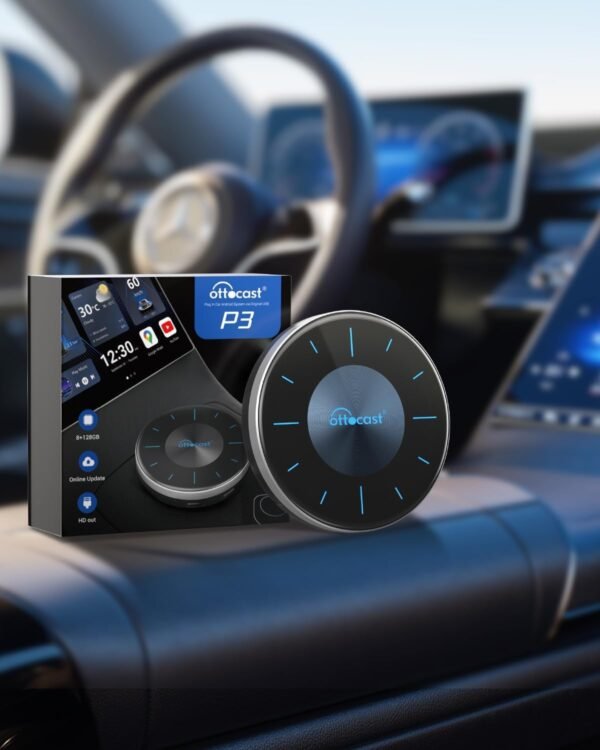 61yMYbm1xtL._AC_SL1500_ OTTOCAST P3 CarPlay AI Box review Best Wireless Android Auto Streaming Adapter
