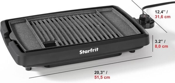 71EO2btKsrL._AC_SL1500_ Starfrit Indoor Smokeless Electric Grill review Non-Stick BBQ for Easy Cooking