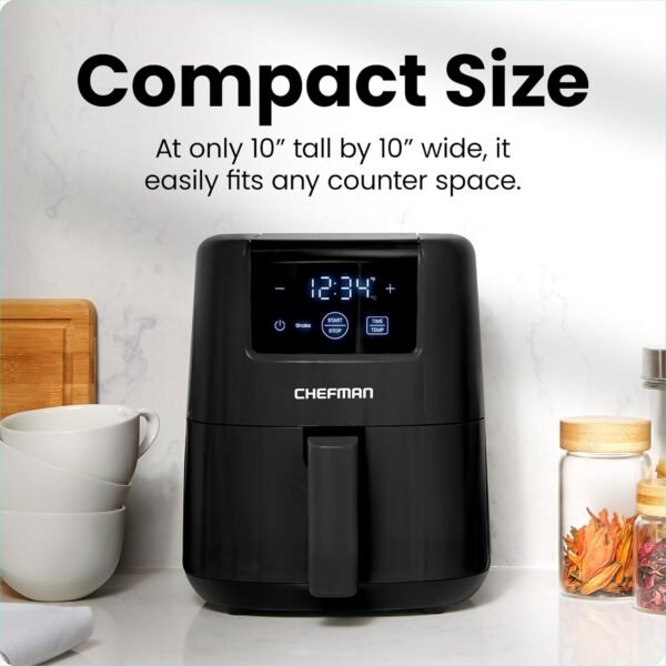71FYKUwbyrL._AC_SL1500_ Chefman 2 Qt Mini Air Fryer review Compact Digital Fryer with Nonstick Basket