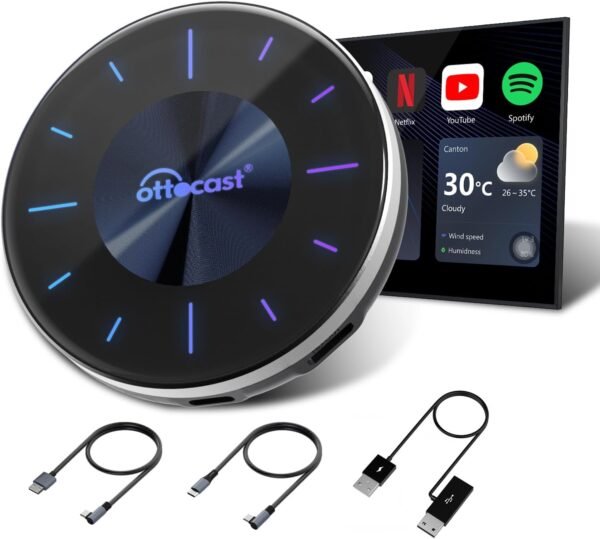71PYADnrtL._AC_SL1500_ OTTOCAST P3 CarPlay AI Box review Best Wireless Android Auto Streaming Adapter