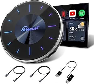 71PYADnrtL._AC_SY300_SX300_ OTTOCAST P3 CarPlay AI Box review Best Wireless Android Auto Streaming Adapter
