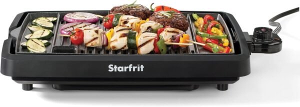 71SOEp4NrwL._AC_SL1500_ Starfrit Indoor Smokeless Electric Grill review Non-Stick BBQ for Easy Cooking