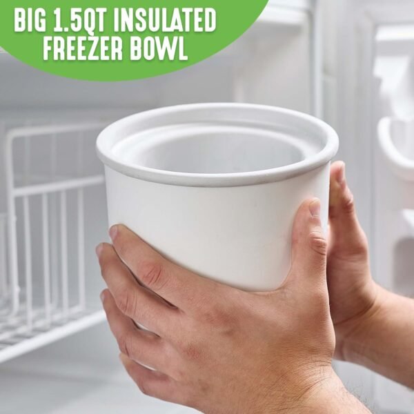 GreenLife Ice Cream Maker review 1.5QT for frozen yogurt and sorbet lovers