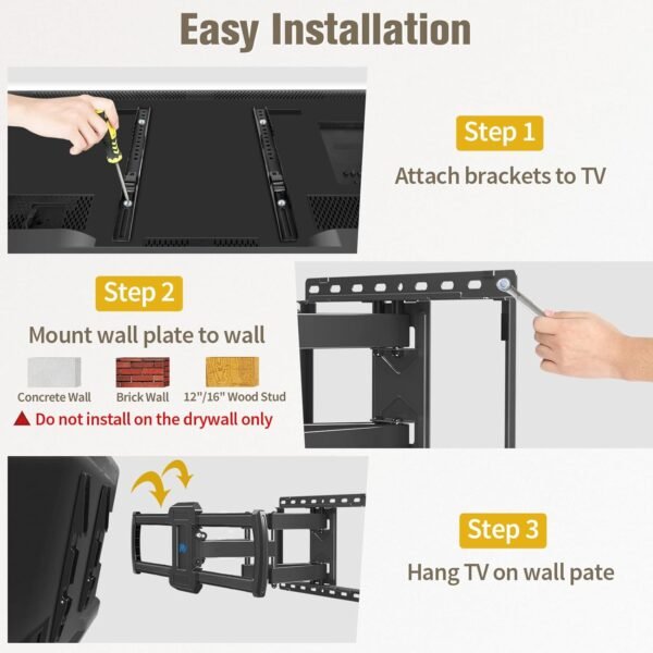 71TdAOZlK5L._AC_SL1500_ Mounting Dream TV Wall Mount MD2296 review for 42-84 inch flat screens