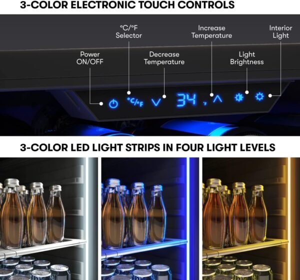 Zephyr PRB24C01CPG Beverage Refrigerator review sleek design and cooling performance tested