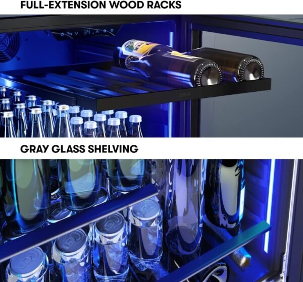 Zephyr PRB24C01CPG Beverage Refrigerator review sleek design and cooling performance tested