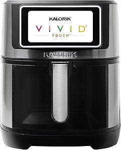 Kalorik Air Fryer Review 2024 7 Quart Touchscreen Model with 200 Presets
