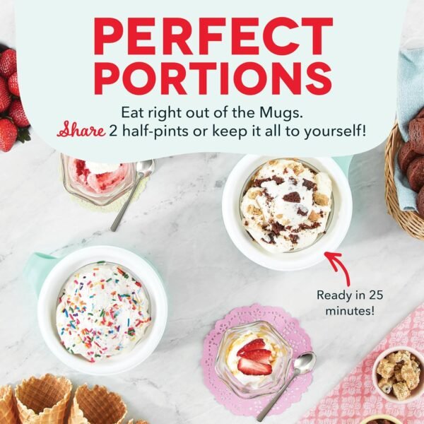 DASH My Mug Ice Cream Maker review compact machine for homemade gelato and frozen yogurt