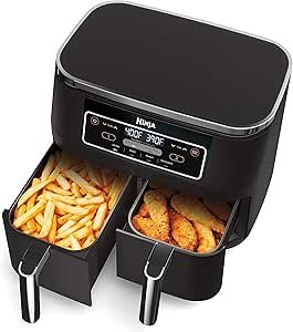 Ninja DZ100 Air Fryer Review DualZone Technology and 2-Basket Cooking Power